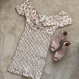 Storia Maret Floral Print Smock Dress